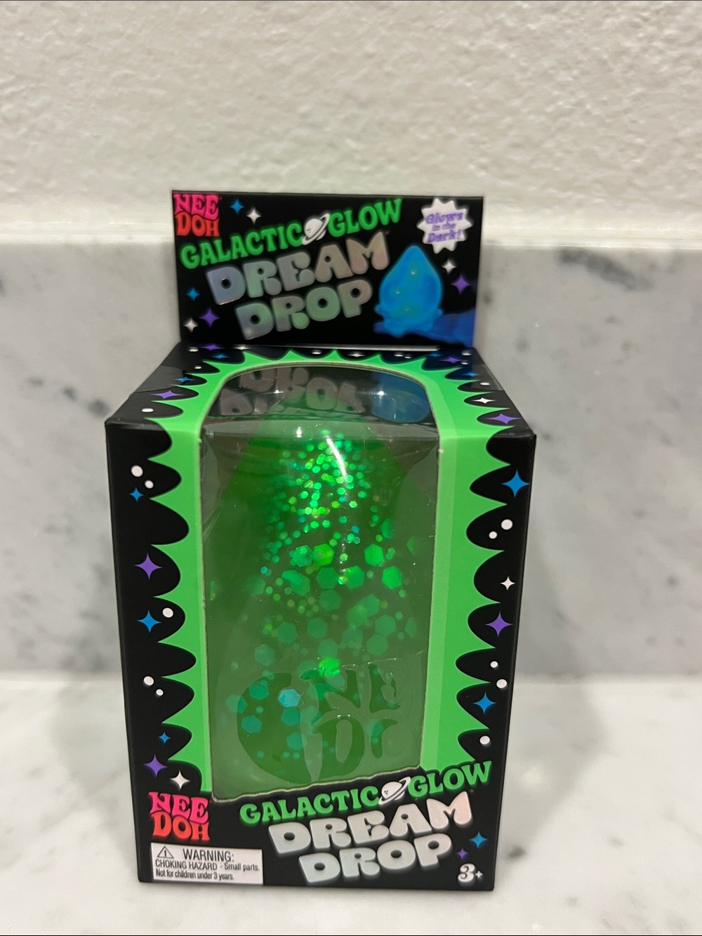 Needoh Galactic Glow Dream Drop Neon Green
